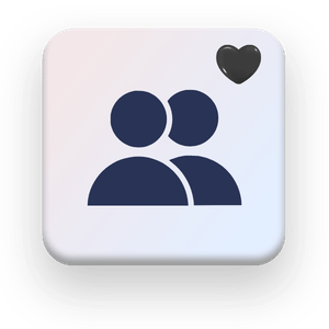 2 people button