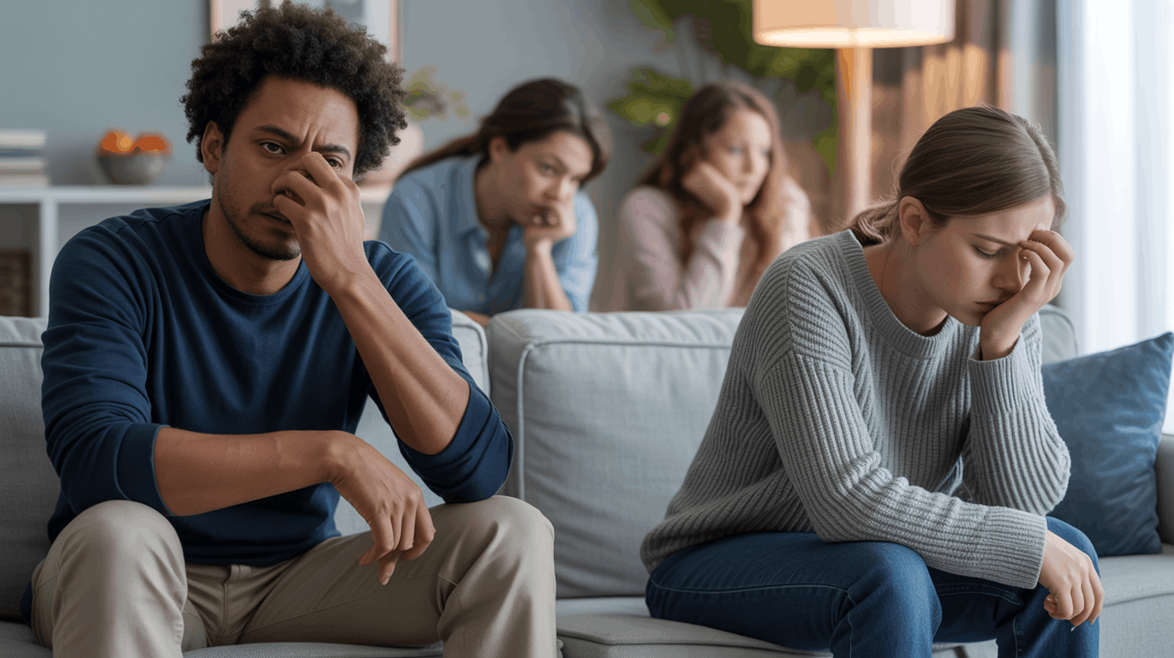 despondent family